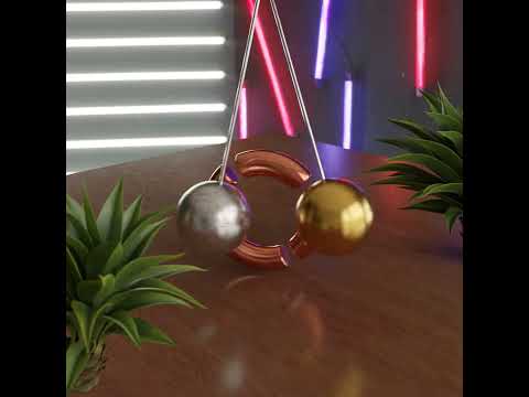 Satisfying Ball Swing: Mesmerizing 3D Animation in Blender