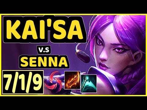 INNAXE (KAI'SA) vs SENNA - 7/1/9 KDA BOTTOM ADC CHALLENGER GAMEPLAY - EUW