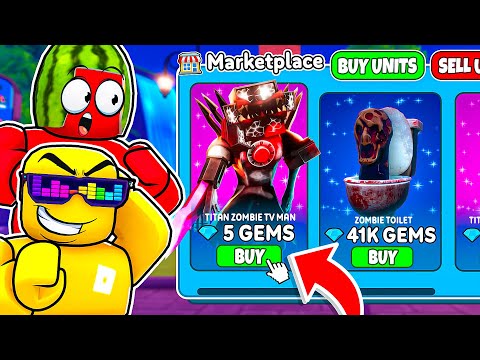 Unlocking ALL NEW Units In Toilet Tower Defense