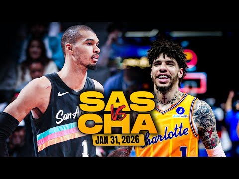 San Antonio Spurs vs Charlotte Hornets Full Game Highlights | Jan 31, 2026 | FreeDawkins
