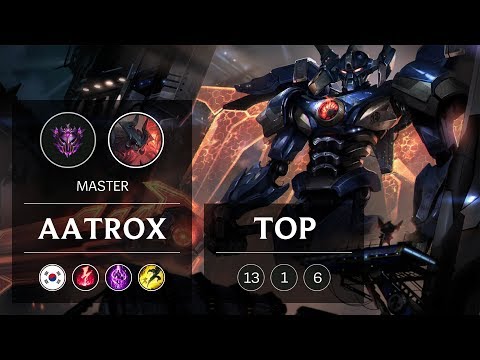 Aatrox Top vs Renekton - KR Master Patch 9.2