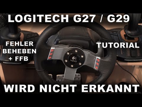 Logitech Lenkrad und WIN11 - Erkennungsprobleme gelöst! - Force Feedback Fehler behoben - G27/G29