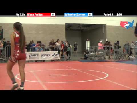 FILA Cadet 46 kg / 101.25 lbs - Diona Freitas vs. Katherine Sumner