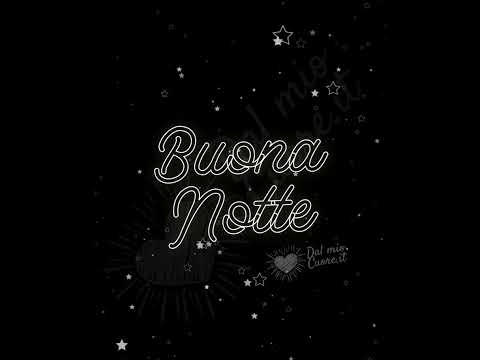 Buonanotte Video con stelle cadenti e melodia