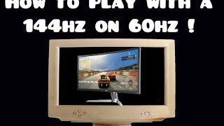 TUTO : How to play with a 144hz on 60hz in Geometry Dash !