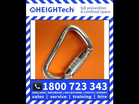 25kN Triplelock Karabiner aluminuim