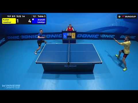 13:15 Ruslan Lazebnyi  - Anatolii Levshyn 30.07.2023 TT Euro.Cup Ukraine Star. TABLE 3