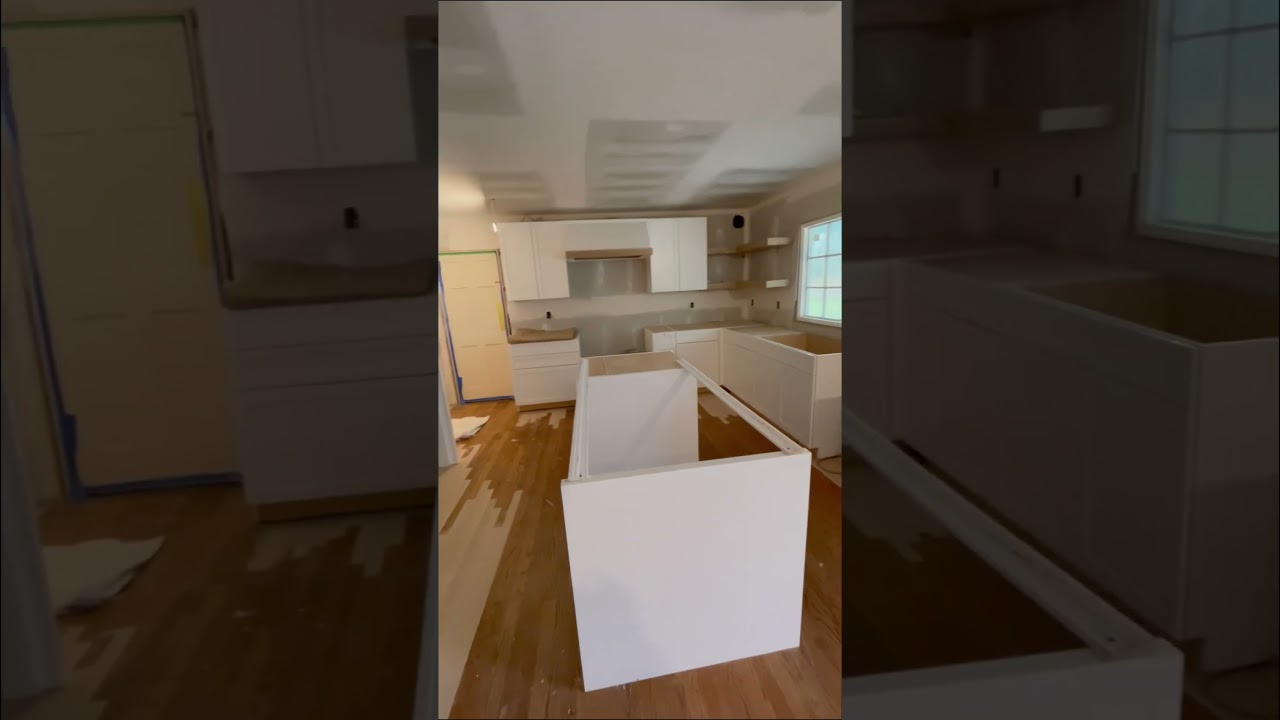 Kitchen remodel #shorts #cabinets