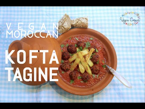 MOROCCAN meatballs TAGINE - vegan and gluten free