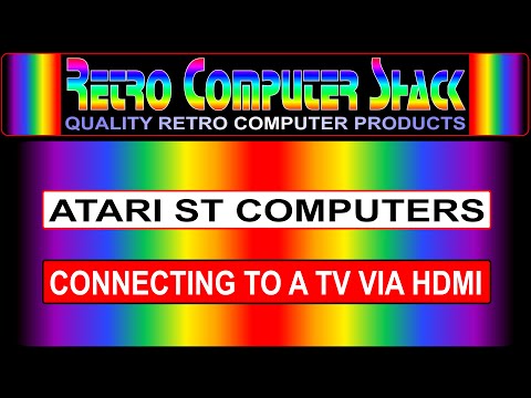 Connecting The Atari ST Range Of Computers, to a TV via HDMI