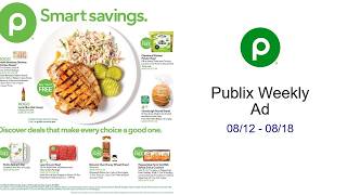 Publix Weekly Ad 08/12 - 08/18