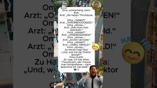 Oma im Hörsturz – Diagnose Drama 🩺👵 #funny #lustig #memes #humor #witzig #viral #spaß #trending