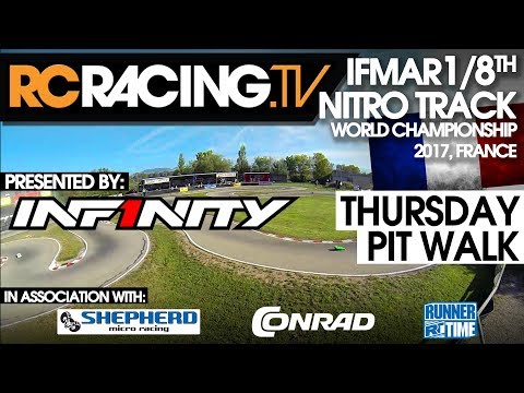 IFMAR 1/8th IC Worlds 2017 - Thursday - Pit Walk - Kurzbuch and Coelho