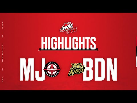 Moose Jaw Warriors at Brandon Wheat Kings 10/26 | WHL Highlights 2023-24