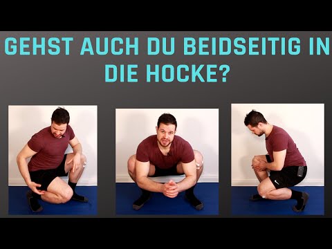 Nach dem Kreuzbandriss in die Hocke gehen - Einseitige Ausweichbewegung