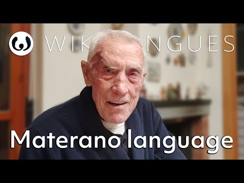 Pasquale speaking Materano and Italian | Romance languages in Italy | Wikitongues