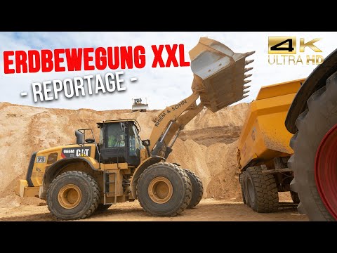 Unterwegs mit dem Team Rhiem & Sohn Teil 2 - (CAT Radlader + Fendt Traktoren auf der Baustelle)