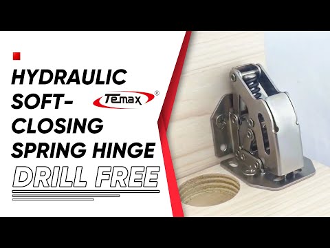 Soft Close Hydraulic Spring Hinges for Door Horizonal Mounted hydraulic for cabinet furniture door