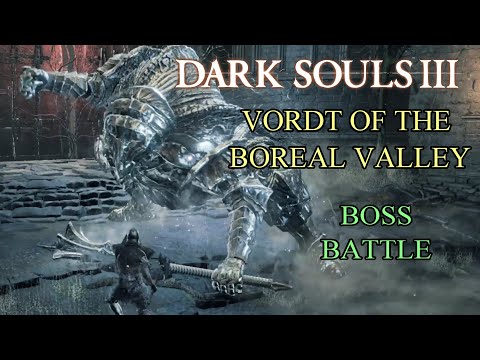 Dark Souls 3 - Vordt Of The Boreal Valley Easy Boss battle Strategy Guide | PS4 Gameplay Walkthrough