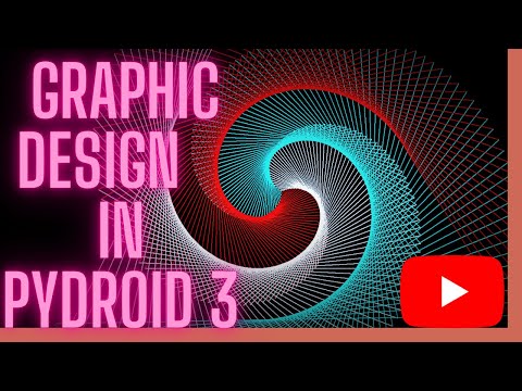 Python Turtle Code Beautiful Design Using Pydroid 3 App Python Tutorial