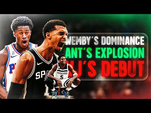 Breaking Down Wemby's Dominance, Ant's Explosion & VJ's Debut!
