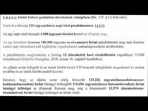 Az ítélet - The result