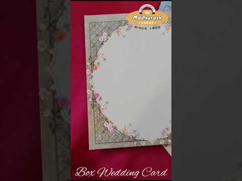 23001 - Box Wedding Card