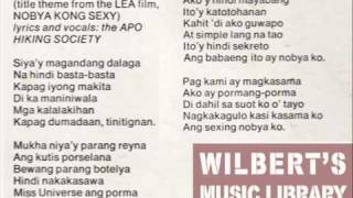 ANG NOBYA KONG SEXY - Apo Hiking Society