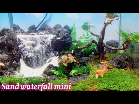 DIY Sand Waterfall For Nano Aquarium