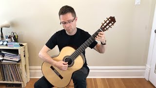 Lesson: Prelude BWV 1007 by Bach and PDF Sheet Music and Tab for Classical Guitar