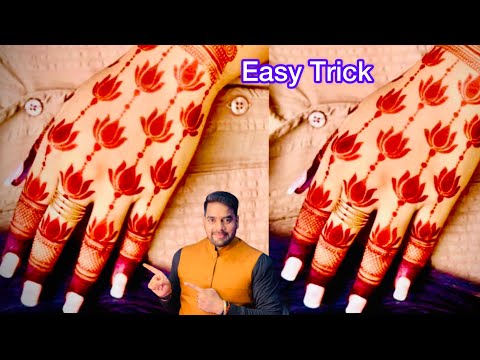 Beautiful Lotus Mehndi design | Full Hand Mehndi Design | New Mehndi Class | Raj Mehandi Designer