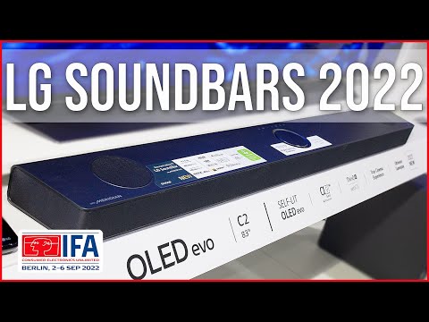 LG Soundbars 2022 mit Wireless Rear-Lautsprecher auf der IFA 2022 (DS95QR DS90QY DS80QY)