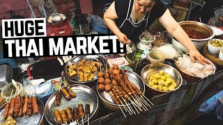 HUGE Thai Food Night Market in Chiang Mai! + Thai Massages & First Tuk Tuk Ride