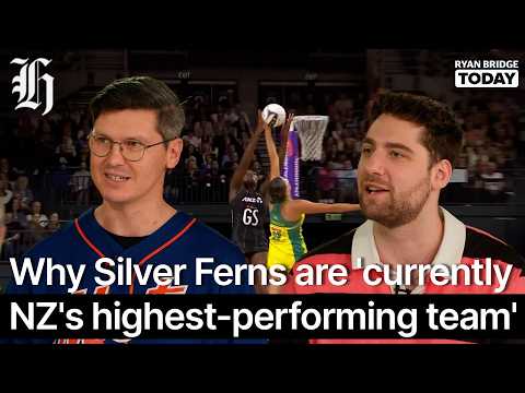 Thumbnail for Sport panel: Why Silver Ferns are 'currently NZ's highest-performing team' | Ryan Bridge TODAY