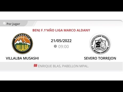 Benjamín fem 13 VILLALBA MUSASHI - SEVERO TORREJÓN