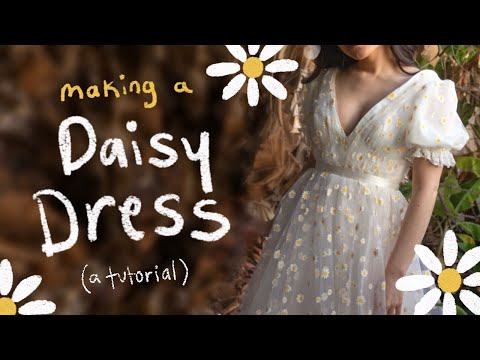 Making a Daisy Dress - a cottagecore dress tutorial