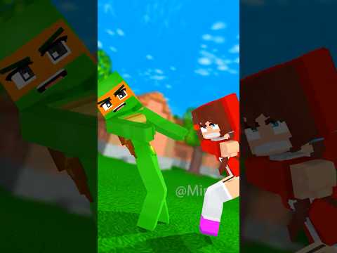 MAIZEN - JJ Girl vs Mikey Girl (Minecraft Animation) #minecraft #maizenminecraft