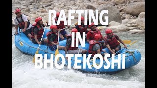 preview picture of video 'Rafting in Bhotekoshi river | Travel Vlog'