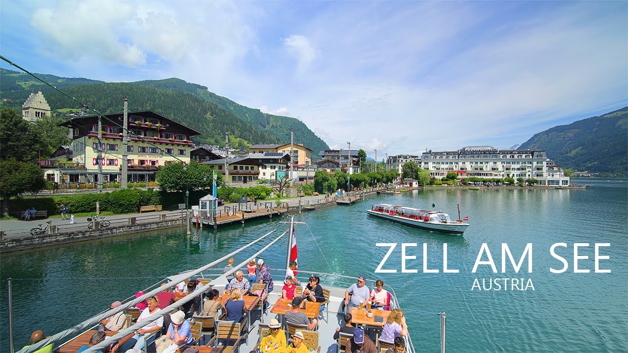ZELL AM SEE AUSTRIA 🇦🇹 - The Most Beautiful Scenic Boat Tour In Salzburg 8K