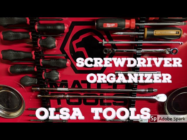 Youtube Video for Magnetic Screwdriver Organizer by TonyTheTechnician