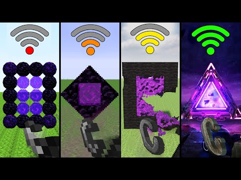 nether portal by different Wi-Fi in Minecraft