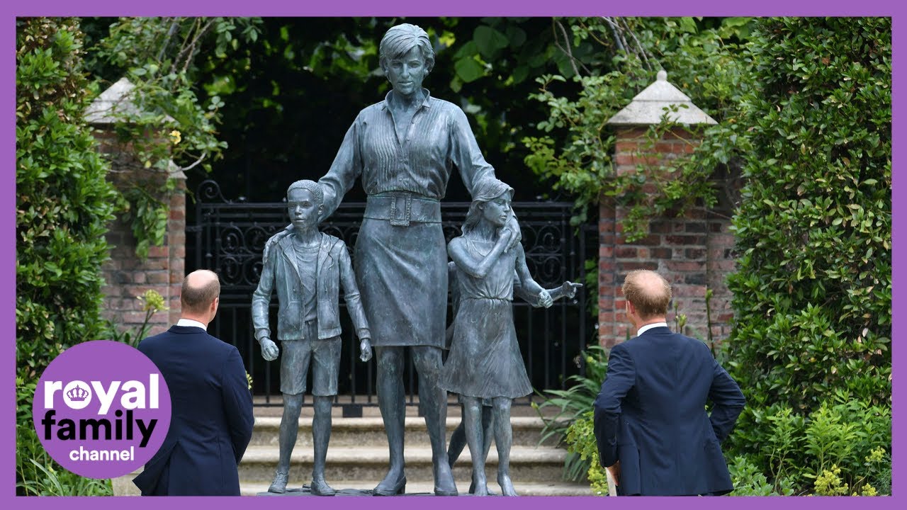 Prince William and Harry Unveil Diana Statue on What Would Have Been Her 60th Birthday