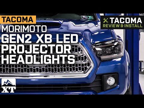 2016-2021 Tacoma Morimoto GEN2 XB LED Projector Headlights; Black Housing Review & Install
