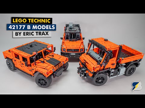 LEGO Technic 42177 alternate builds - Hummer H1 & Unimog U4213 by Eric Trax