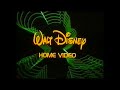 Walt Disney Home Video Logo Low Tone Variant 1982