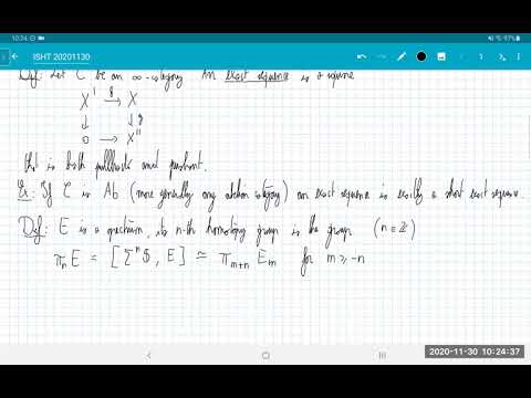 Introduction to stable homotopy theory - Lecture 8