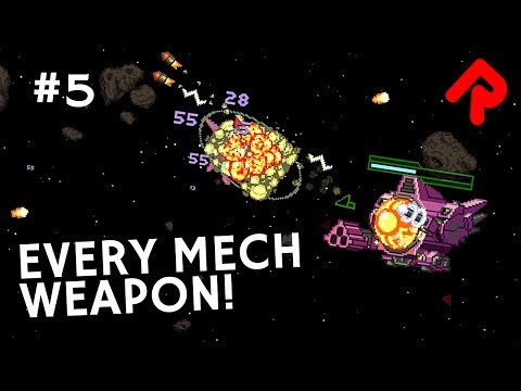 Every New Starbound 1.3 Mech Weapon! | Let's play Starbound 1.3 preview [RC3]