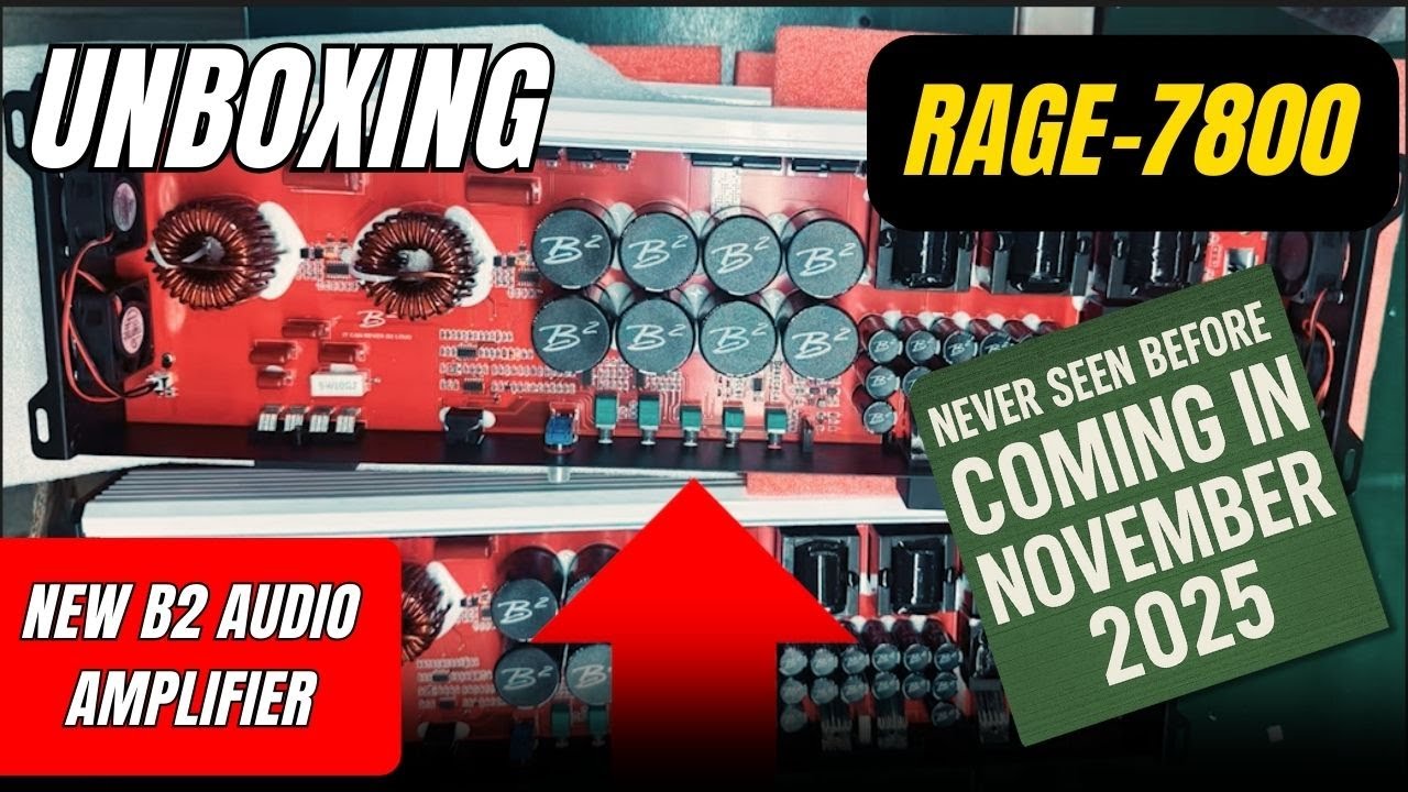 First Look at the B2 Audio RAGE-7800 🔥 Coming Soon!