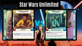 Lando (LAW) Pit vs. Hera (LAW) Splash Blue | Star Wars Unlimited Local Gameplay