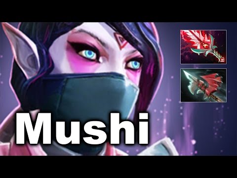 Mushi 32-3 Templar Assassin Bloodthorn + Hurricane Pike Dota 2